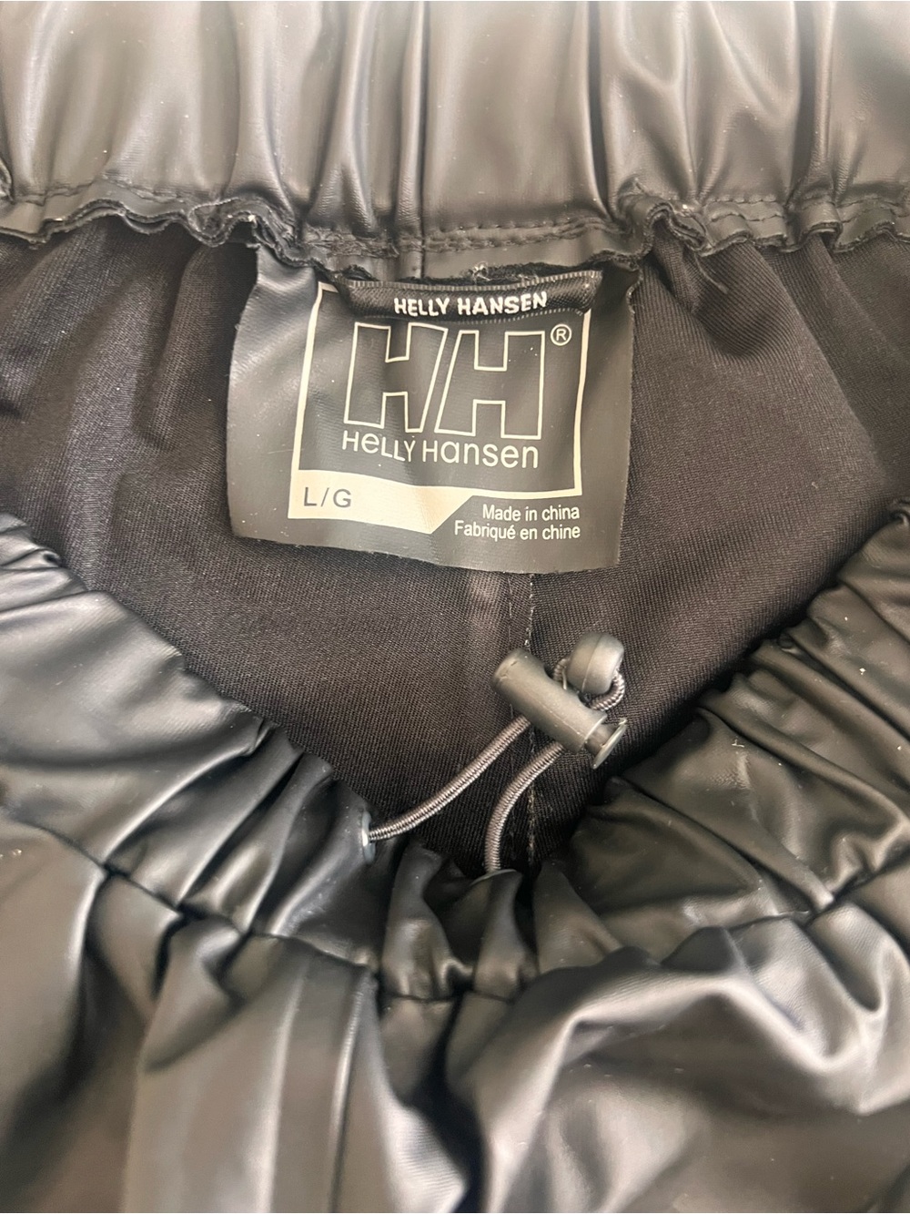 Helly Hansen Black Men's Jogger Water Resistant pants with Drawcord